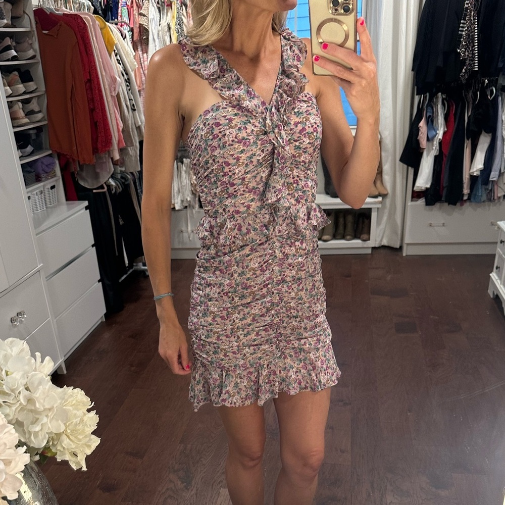 ASTR Floral Mini with Ruffles - Picture 3 of 6